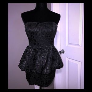 Black cocktail dress